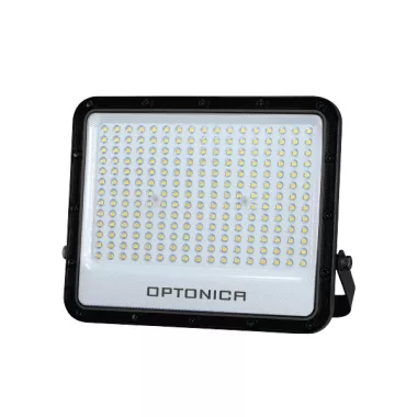 OPTONICA 15889 LED SMD FLOODLIGHT BLACK 150W 100lm/W AC180-265V 90° IP65 6000K - 100cm CABLE