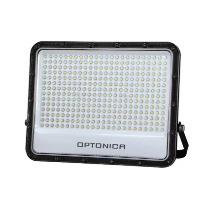   OPTONICA 15892 LED SMD FLOODLIGHT BLACK 200W 140lm/W AC180-265V 90° IP65 4000K - 100cm CABLE