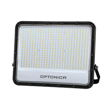 OPTONICA 15895 LED SMD FLOODLIGHT BLACK 400W 140lm/W AC180-265V 90° IP65 6000K - 100cm CABLE