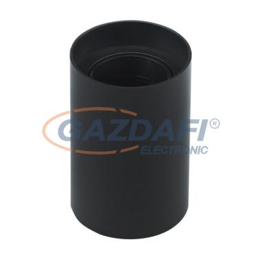 OPTONICA 2002 spot lámpatest kerek műanyag GU10 fekete IP20 MAX-10W