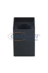 OPTONICA 2004 spot lámpatest szögletes műanyag GU10 fekete IP20 MAX-10W