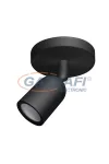 OPTONICA 2022 spot lámpatest műanyag fekete GU10 IP20 MAX-10W
