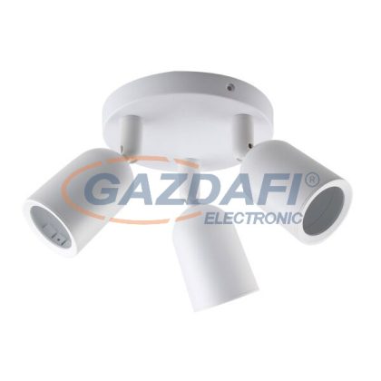   OPTONICA 2025 spot lámpatest műanyag fehér 3*GU10 IP20 MAX-10W