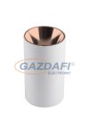 OPTONICA 2044 spot lámpatest alumínium - kívül fehér/belül rózsaarany - GU10 IP20 MAX-35W