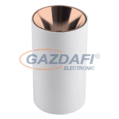 OPTONICA 2044 spot lámpatest alumínium - kívül fehér/belül rózsaarany - GU10 IP20 MAX-35W