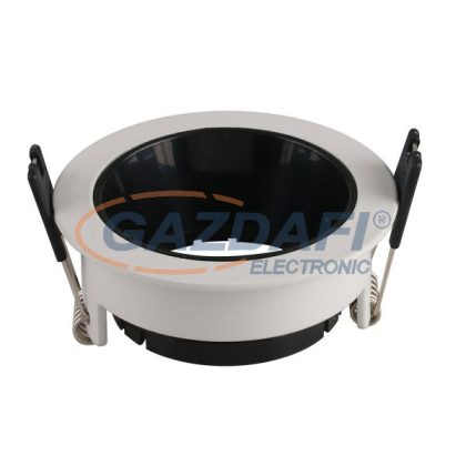   OPTONICA 2048 spot lámpatest alumínium kerek - kívül fehér/belül fekete - GU10 IP20 MAX-35W