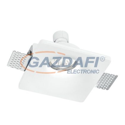   OPTONICA 2063 mennyezeti spot lámpatest süllyesztett, gipsz szögletes GU10 MAX-35W