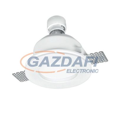   OPTONICA 2068 mennyezeti spot lámpatest süllyesztett, gipsz kerek opál GU10 MAX-10W