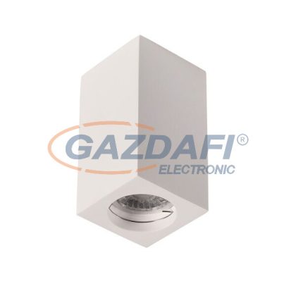   OPTONICA 2073 mennyezeti spot lámpatest, falon kívüli szögletes gipsz GU10 MAX-10W