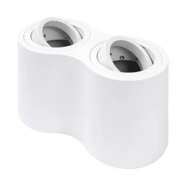 OPTONICA 2080 billenő spot falon kívüli alumínium fehér GU10- IP20 MAX-35W