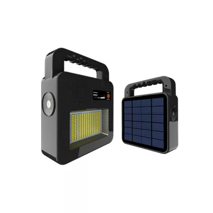   OPTONICA 228 SOLAR BLUETOOTH SPEAKER+LAMP 3.7V 6AH, 3W 400LM IP44 - BLACK