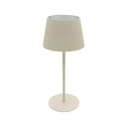   OPTONICA 253 LED TABLE LAMP 2.2W 260LM 2700K-6500K(Switchable) 2*2200mAh Li-ion Battery IP54 - BEIGE