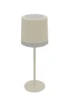 OPTONICA 256 LED TABLE LAMP 2.2W 260LM 2700K-6500K(Switchable) 2*2200mAh Li-ion Battery IP54 - BEIGE