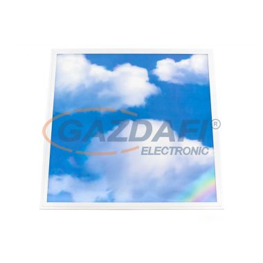 OPTONICA 2780 LED panel 3D "égbolt", süllyesztett, szögletes, tápegységgel 60x60 45W AC220-240V 6000K vibrálásmentes