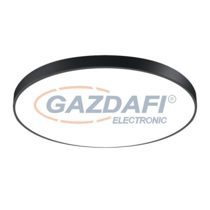   OPTONICA 2909 LED mennyezeti lámpa kerek 5630SMD 54W AC175-260V 4050LM 4500K - fekete