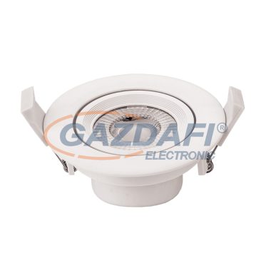 OPTONICA 3286 7W LED COB spot lámpa kerek billenthető AC100-240V 525LM 2700K