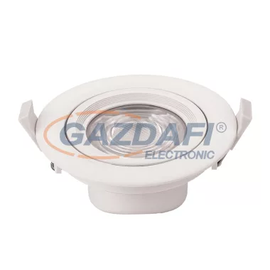 OPTONICA 3292 10W LED COB spot lámpa kerek billenthető AC100-240V 750LM 2700K