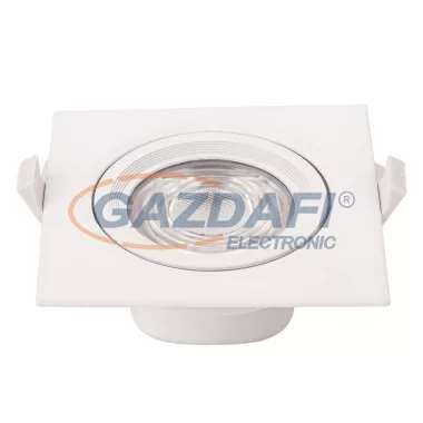 OPTONICA 3293 10W LED COB spot lámpa szögletes billenthető AC100-240V 750LM 6000K