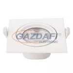   OPTONICA 3295 10W LED COB spot lámpa szögletes billenthető AC100-240V 750LM 2700K