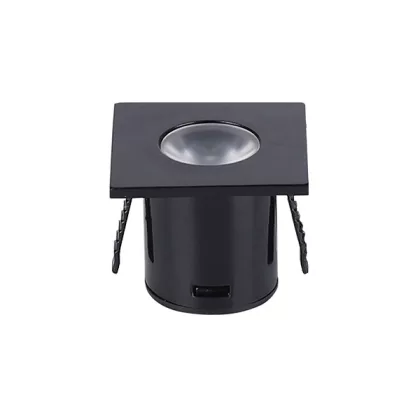   OPTONICA 3298 1W LED DOWNLIGHT SQUARE BLACK AC220-240V 60LM 3000K