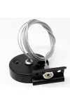 OPTONICA 5048 4-WIRE SUSPENSION FOR TRACK SYSTEM 3Phases with clip 5m BLACK OPTONICA 5048 4-WIRE SUSPENSION FOR TRACK SYSTEM 3Phases with clip 5m BLACK