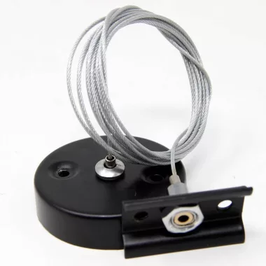 OPTONICA 5048 4-WIRE SUSPENSION FOR TRACK SYSTEM 3Phases with clip 5m BLACK