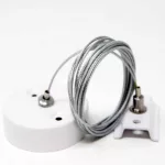   OPTONICA 5049 4-WIRE SUSPENSION FOR TRACK SYSTEM 3Phases with clip 5m WHITE