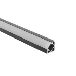   OPTONICA 5100 ALUMINIUM PROFILE FOR LED STRIP BLACK BODY/WHITE COVER L=2m