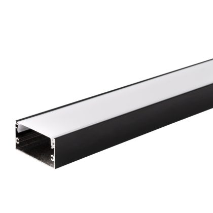   OPTONICA 5122 alumínium LED profil fekete /fehér  L=2m 40x20mm