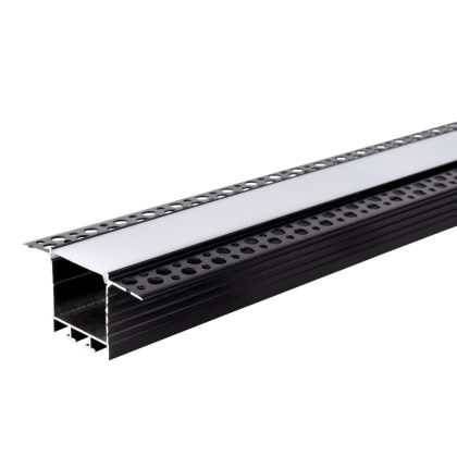   OPTONICA 5125 alumínium LED profil fekete /fehér  L=2m 71.5x35mm