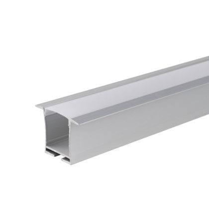   OPTONICA 5130 alumínium LED profil ezüst /fehér  L=2m 36x23.5mm