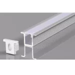   OPTONICA 5142 ALUMINIUM PROFILE FOR LED STRIP SILVER BODY/WHITE COVER L=2m 7.8x9mm - 5mm