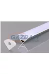 OPTONICA 5150 LED profil alumínium sarok szürke L=2m 16x16x10.5mm falon kívüli