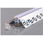   OPTONICA 5165 LED profil alumínium szürke L=2m 53x25mm süllyesztett