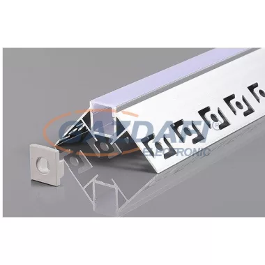 OPTONICA 5165 LED profil alumínium szürke L=2m 53x25mm süllyesztett