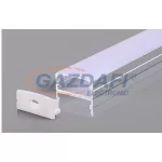   OPTONICA 5183 LED profil alumínium szürke L=2m 23.5x10x21.5mm falon kívüli