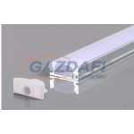   OPTONICA 5184 LED profil alumínium fehér L=2m 17.4x7x12.4mm falon kívüli