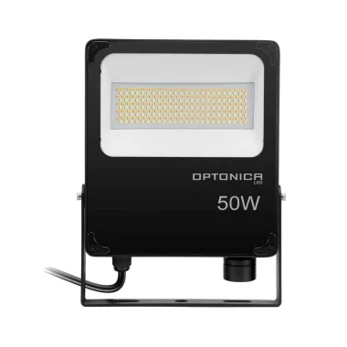 OPTONICA 5303 LED SMD FLOODLIGHT 50W AC200-277V IP66 100LM/W PF>0.9 CCT-CHANGING WITH BREATH PLUG