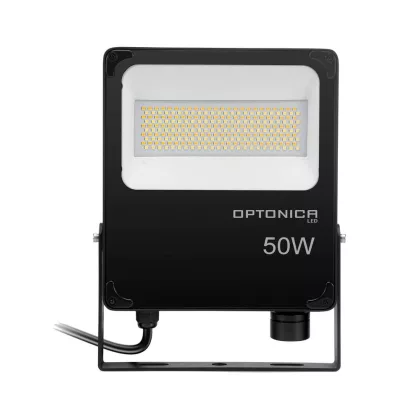   OPTONICA 5303 LED SMD FLOODLIGHT 50W AC200-277V IP66 100LM/W PF>0.9 CCT-CHANGING WITH BREATH PLUG