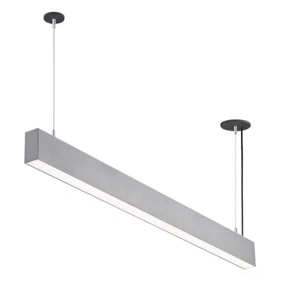  OPTONICA 5387 LED LINEAR SUSPENDED LIGHTS LINKABLE 50W AC200-240V SILVER BODY 4000K  UGR19