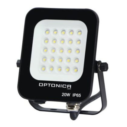   OPTONICA 5724 LED SMD fekete fényvető 20W AC220-240V 1800LM 6000K IP65