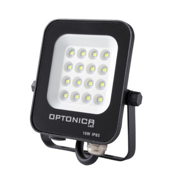OPTONICA 5751 LED SMD fényvető fekete 10W 800LM AC220-240V 90° IP65 zöld fény