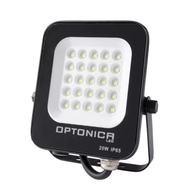OPTONICA 5752 LED SMD fényvető fekete 20W 1600LM AC220-240V 90° IP65 zöld fény