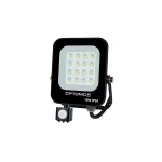   OPTONICA 5773 LED SMD fényvető fekete 10W 900LM AC220-240V 90° IP65 2700K mozgásérzékelős