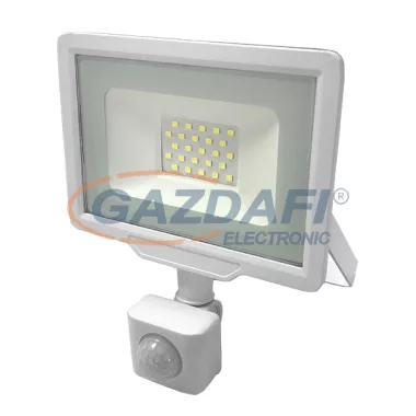 OPTONICA 5938 LED SMD fényvető fehér 30W 2400LM AC220-265V 120° IP65 2700K - mozgásérzékelővel