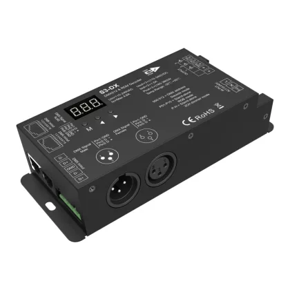   OPTONICA 6330 3CH*1.5A 110-240VAC High Voltage LED Strip DMX Decoder (with RF) S3-DX