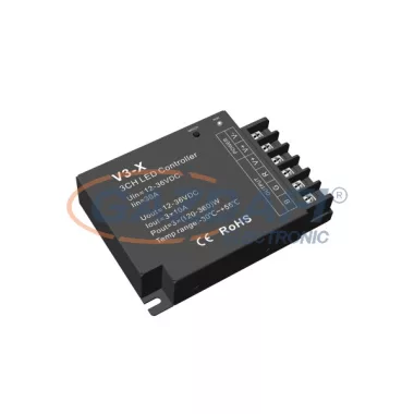 OPTONICA 6356 LED vezérlő V3-X 12-36VDC 10A*3CH, MAX 30A 360W/720W/1080W(12V/24V)