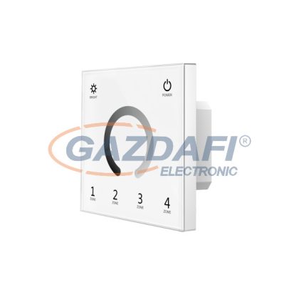   OPTONICA 6361 LED vezérlő, dimmer, távirányítóval, süllyesztett T11 85-265VAC (DMX512-RF 2.4G 4 zónás) IP20 30m hatótáv