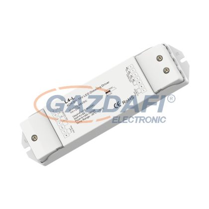   OPTONICA 6366 LED vezérlő távirányítható V5 12-24VDC 5A*5CH MAX25A 300W/600W (12V/24V)