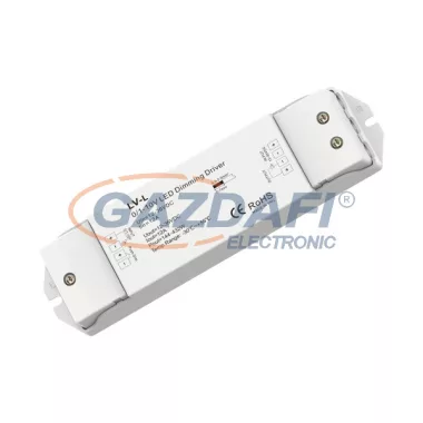 OPTONICA 6367 0/1-10V LED DIMMER távirányítható LV-L 12-36VDC 12A*1CH MAX12A 12V/24V/36V (144W/288W/432W)